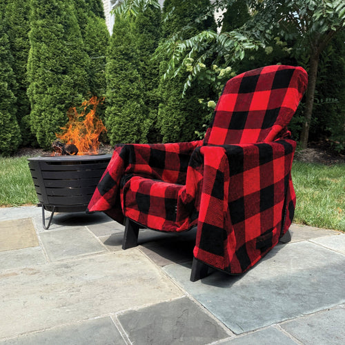 CHBL-0002 Chair Blanket Deluxe fleece close-up