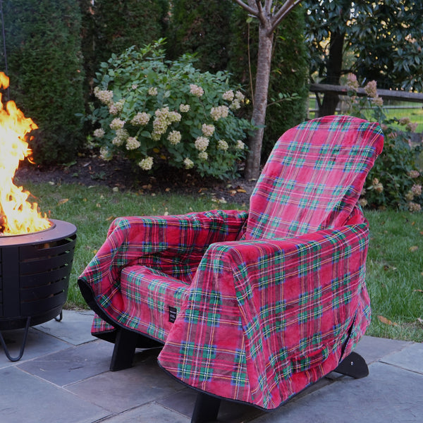 The Chair Blanket Deluxe - Holiday Tartan